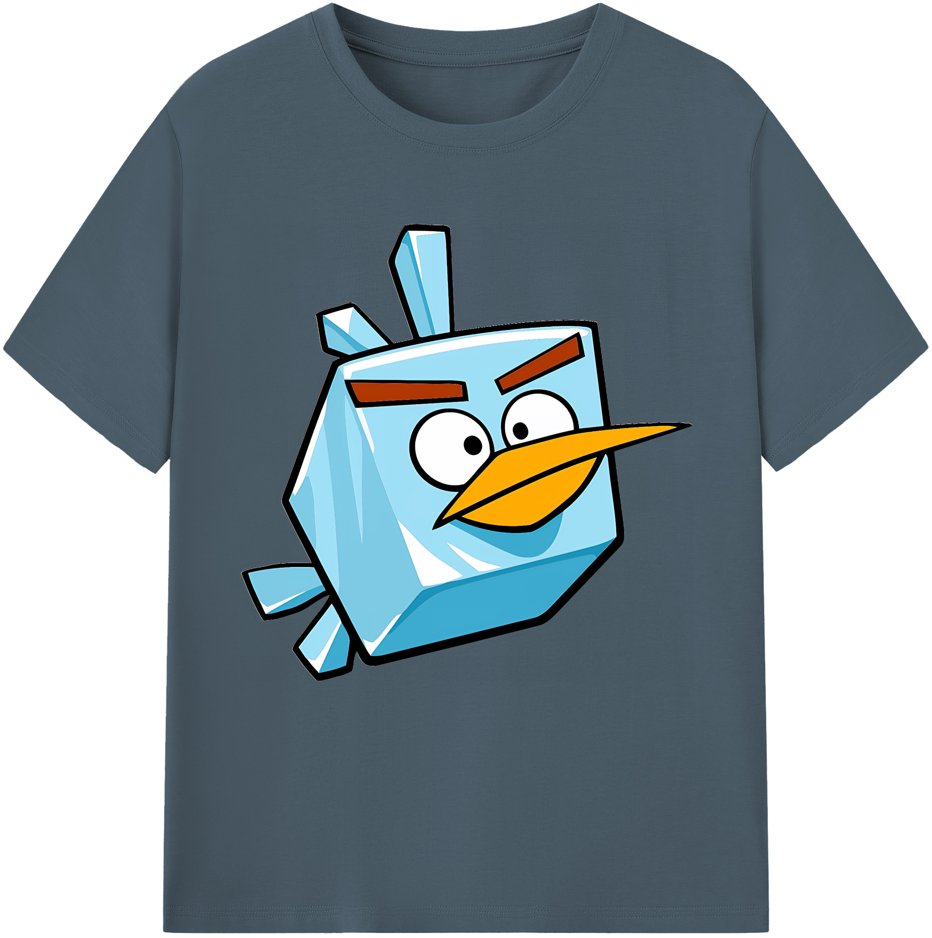 （画像用） Angry Birds アングリーバード 綿100％半袖Tシャツ（フロントプリント）